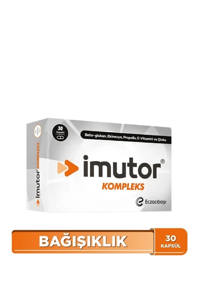 Kompleks 30 Kapsül – Bağışıklık – Beta Glukan, Ekinezya, Propolis, C Vitamini, Çinko ürün görseli 1