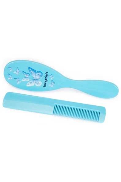 Bebek Organik Saç Fırça Tarak Seti ürün görseli 1