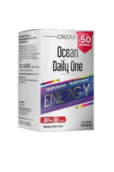 Ocean Daily One Energy 1+1 (30+30) Tablet ürün görseli 1