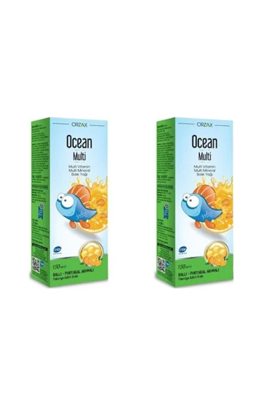 Takviye Edici Şurup Ocean Multi Şurup 150 Ml 2 Adet ürün görseli 1