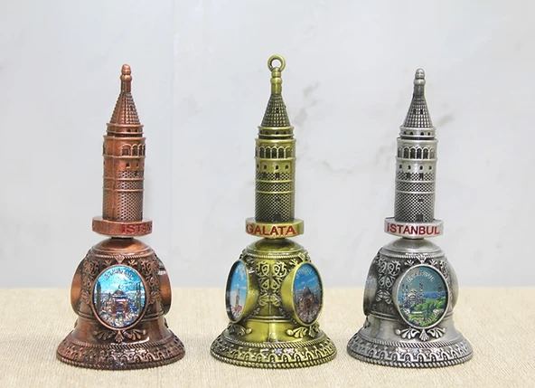 Galata Kulesi Temalı El Çanı ürün görseli 1