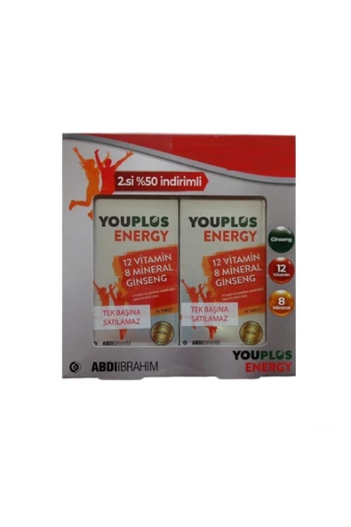 Energy 30 Tablet - İkincisi %50 ürün görseli 1