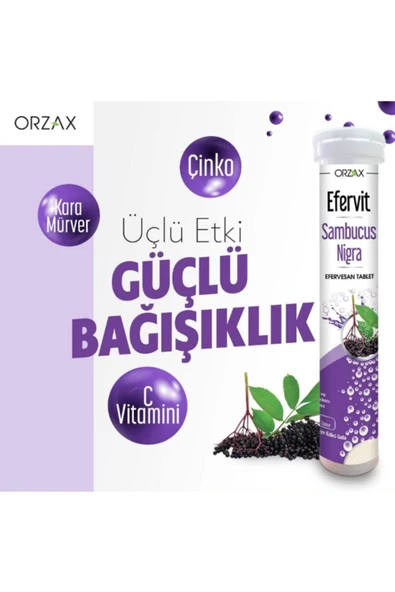 Efervit Sambucus Nigra, Kara Mürver - Resim 3