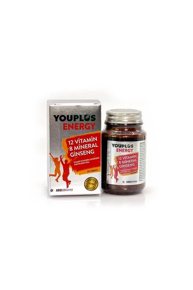 Energy 12 Vitamin 8 Mineral Ginseng Takviye Edici Gıda 30 Tablet -va730 ürün görseli 1