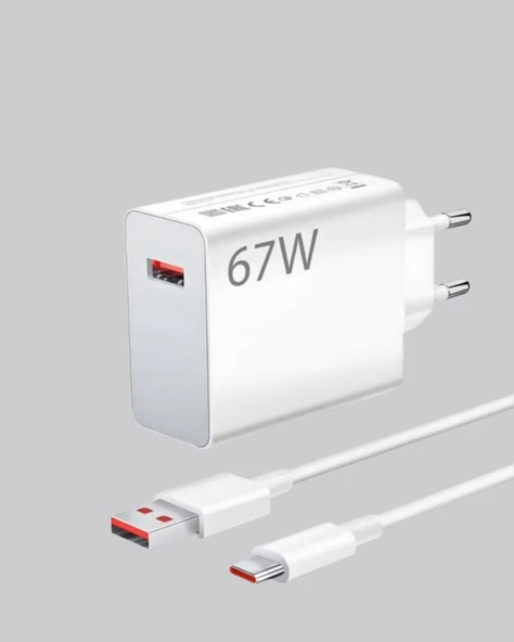 67 Watt Type C Turbo Şarj Seti - Resim 5