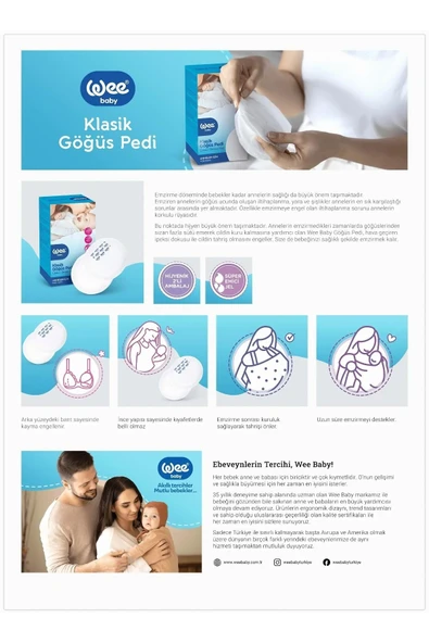 Klasik Göğüs Pedi (40 LI) 80 Adet - Resim 5