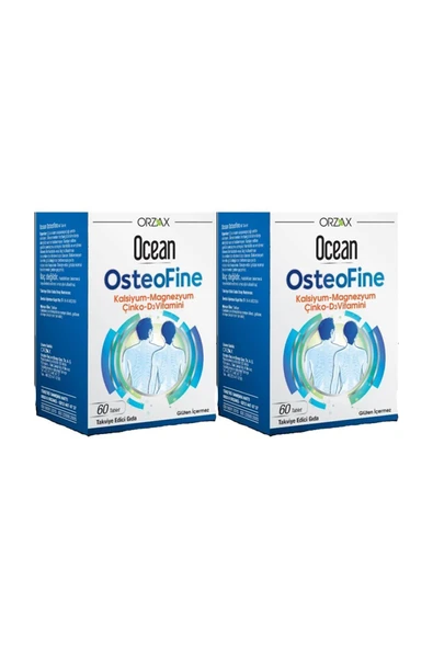 Ocean Osteofine Takviye Edici Gıda 60 Tablet 2'li Paket ürün görseli 1