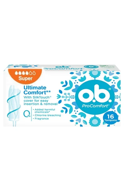 Pro Comfort Süper Tampon 16 Adet ürün görseli 1