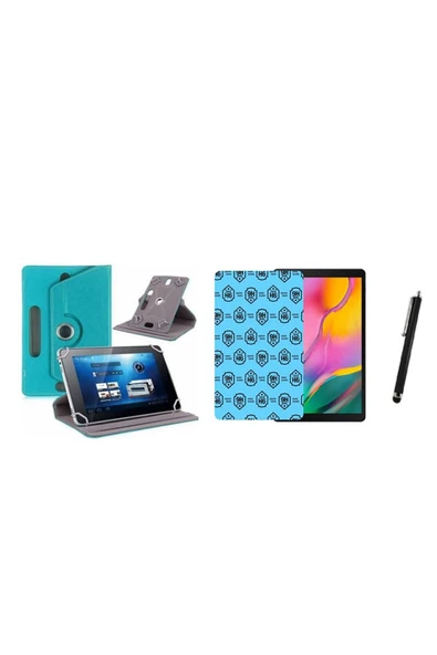 corcishop Huwaeı Mediapad T1 7.0" Uyumlu Set Universal Tablet Kılıfı Nano Ekran Koruyucu+kalem ürün görseli 1