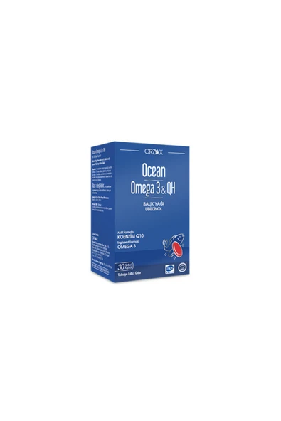 Ocean Omega 3 & QH Balık Yağı 30 Kapsül ürün görseli 1