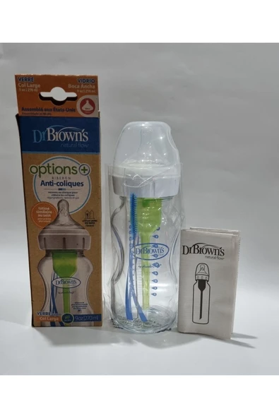 Dr Brown 9 Oz 270 Ml Cam Biberon (antikolik) ürün görseli 1