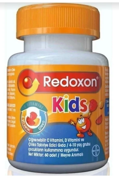 Redoxon Kids C Vitamini D Vitamini Ve Çinko Içeren 60 Çiğnenebilir Tablet ürün görseli 1