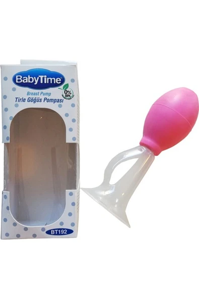 Baby Time Tirle Göğüs Pompası Bt92 - Pembe ürün görseli 1