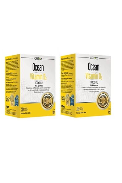 D Vitamini Desteği - Vitamin D3 1000 Iu Sprey 20ml X2 Adet ürün görseli 1