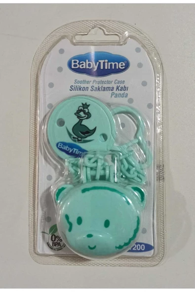 Bt Yeşil Renk Emzik Saklama Kabı ürün görseli 1