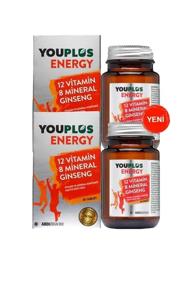 Multi Ener-g Multivitamin 30 Tablet 1 Alana 1 Bedava ürün görseli 1
