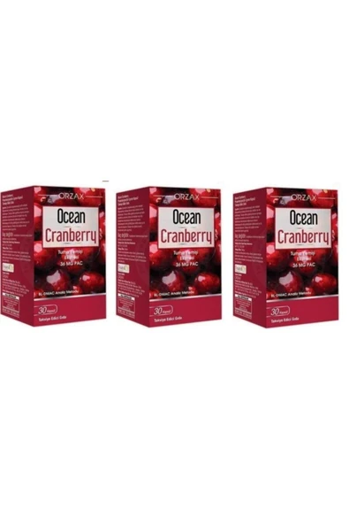 Ocean Cranberry 30 Kapsül 3 Adet - Resim 4