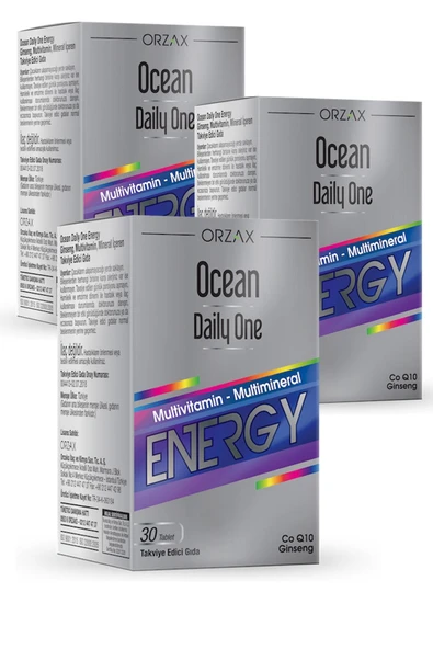 Ocean Daıly One Energy 30 Tablet 3 Adet ürün görseli 1