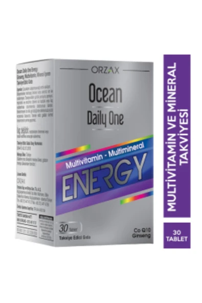 Ocean Daily One Energy 30 Tablet Multivitamin ürün görseli 1