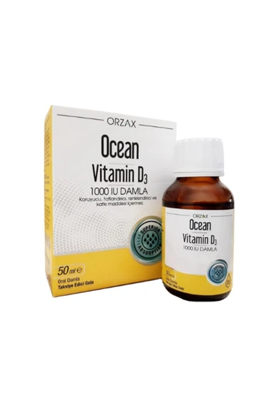 OCEAN VİTAMİN D3 1000IU DAMLA 50ML ürün görseli 1