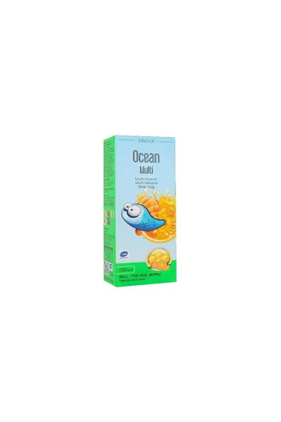 Ocean Multi 150 ml Bal ve portakal aromalı Balık Yağı ürün görseli 1