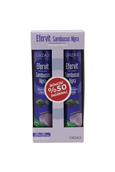 Efervit Sambucus Nigra 2 X 20 Efervesan Tablet ürün görseli 1