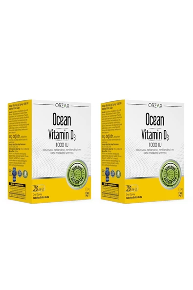 Vitamin D3 1000 Iu 20 Ml Sprey 2 Adet - Resim 2