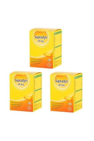 _all_day_30 Koenzim Q10 Tablet X 3 Kutu ürün görseli 1