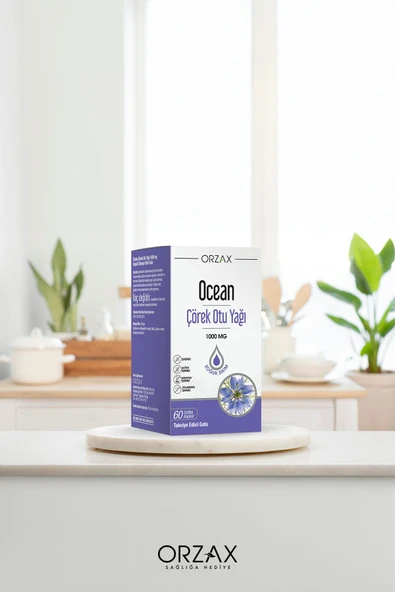 Orzax Çörek Otu Yağı 1000mg 60 Kapsül - Resim 5