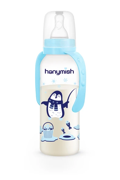 Kulplu Pp Biberon 240 ml Mavi - Resim 3