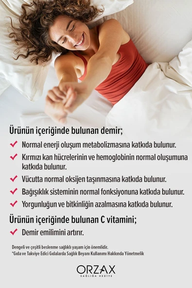 Ocean Microfer Demir ve C Vitamini 60 Kapsül - Resim 4
