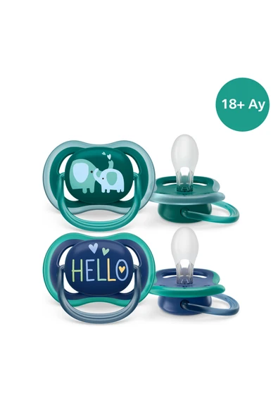 Ultra Air Emzik 18+ Ay,  2'li Paket, Erkek, SCF349/18 ürün görseli 1