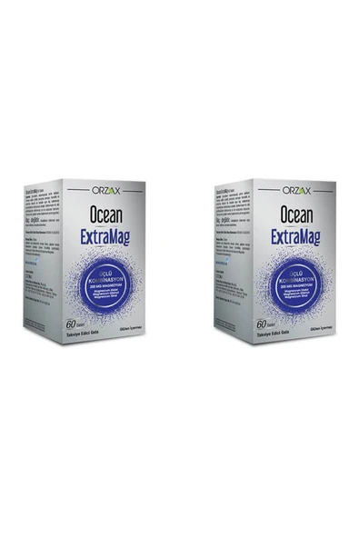 Ocean Extramag 200 Mg Magnezyum 60 Tablet 2'li Paket ürün görseli 1
