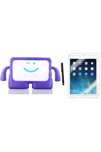 corcishop Ipad 9.7" Air 2 A1566 / A1567 Uyumlu Kılıf Karakter Ibuy Silikon Kılıf + Ekran Koruyucu ürün görseli 1