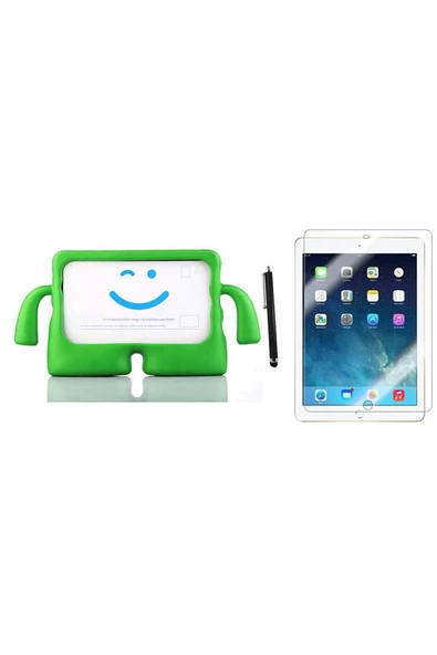 corcishop Ipad 9.7" Air 2 A1566 / A1567  Uyumlu Kılıf Karakter Ibuy Silikon Kılıf + Ekran Koruyucu ürün görseli 1
