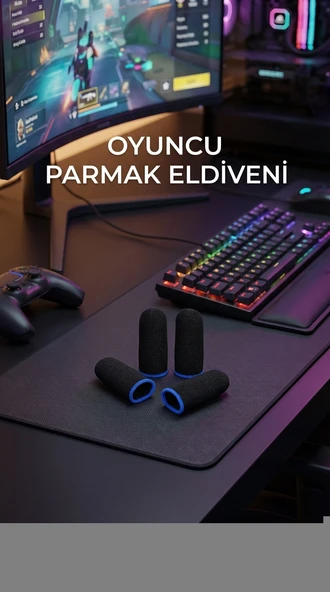 Oyuncu Parmaklık Eldiven Hassas Kontrol Konforlu ürün görseli 1
