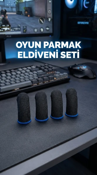 Ayarlanabilir Oyuncu Parmak Eldiveni Hassas Kontrol ve Konfor Sunar ürün görseli 1