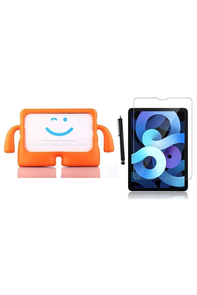 corcishop Apple Ipad Air 4 10.9" A2316 A2324 A2325 Kılıf Karakter Ibuy Silikon Kılıf + Ekran Koruyucu ürün görseli 1