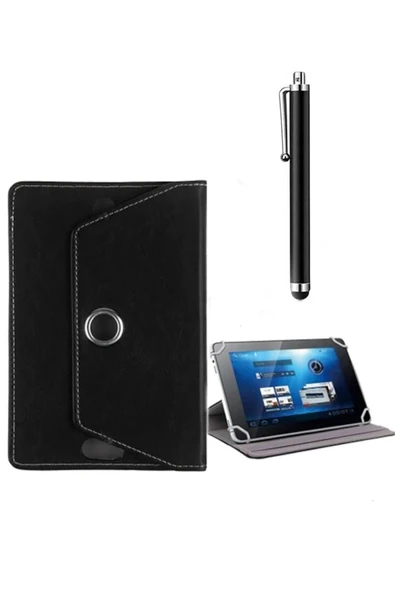 corcishop TAB 11 Gen2 11İnç Uyumlu Universal Dönerli Standlı Kılıf + Tablet Kalemi ürün görseli 1
