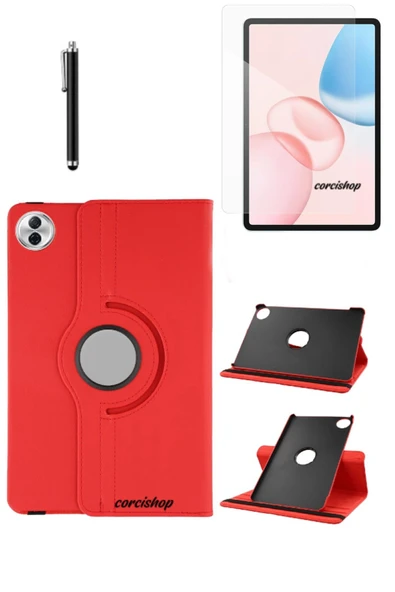 corcishop Honor Pad 10 12.1 Inç Uyumlu Modeliyle 360° Dönerli Tablet Kılıfı 3lü Set ürün görseli 1
