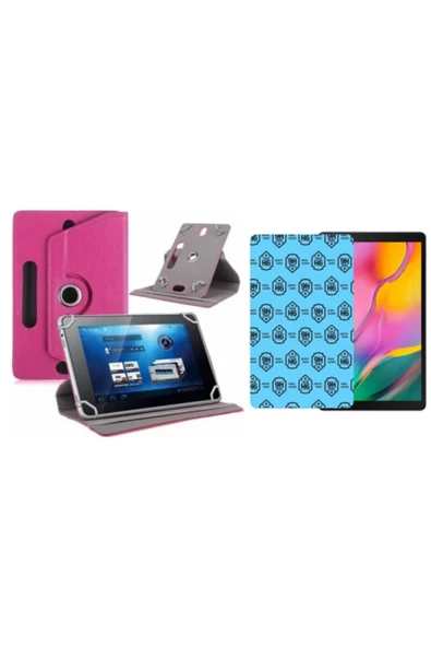 corcishop Casper Vıa T8-3g Uyumlu Set Universal Tablet Kılıfı Ve Nano Ekran Koruyucu ürün görseli 1