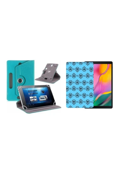 corcishop Vestel V Tab 7" Lite Iı Uyumlu Set Universal Tablet Kılıfı Ve Nano Ekran Koruyucu ürün görseli 1