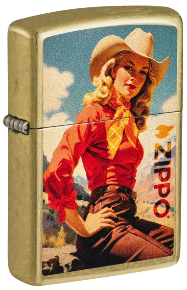 Zippo Cowgirl Dizayn Çakmak ürün görseli 1