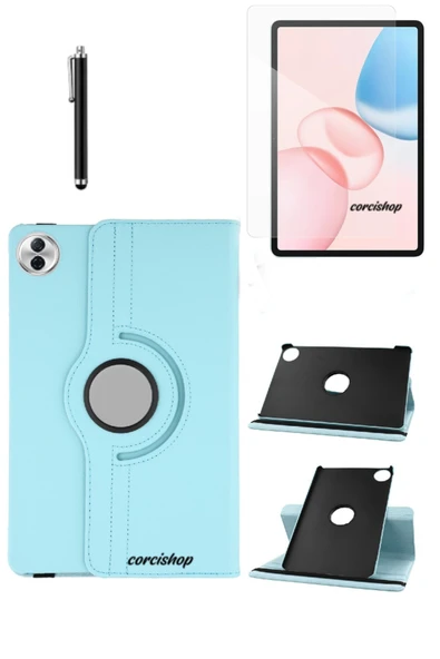 corcishop Honor Pad 10 12.1 Inç Uyumlu Modeliyle 360° Dönerli Tablet Kılıfı 3lü Set ürün görseli 1