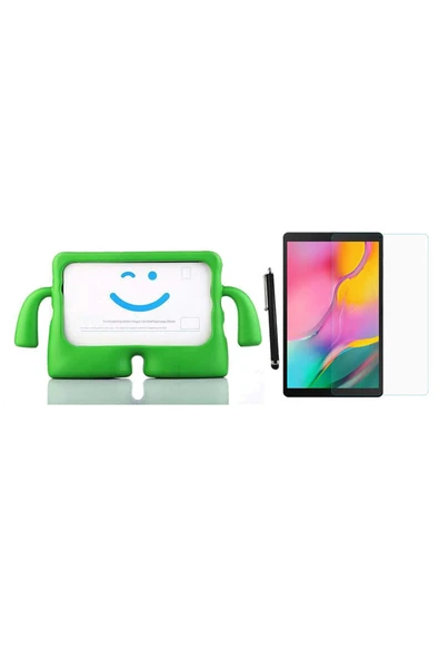 corcishop Samsung Galaxy Tab A7 Sm-t500 Kılıf Karakter Ibuy Silikon Kılıf + Ekran Koruyucu ürün görseli 1