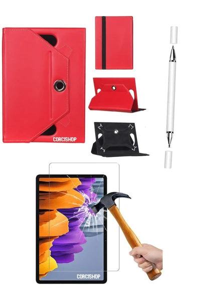 corcishop TAB 11 Gen2 11İnç Uyumlu 3in1 Set Kılıf Kalem Ekran Koruyucu ürün görseli 1