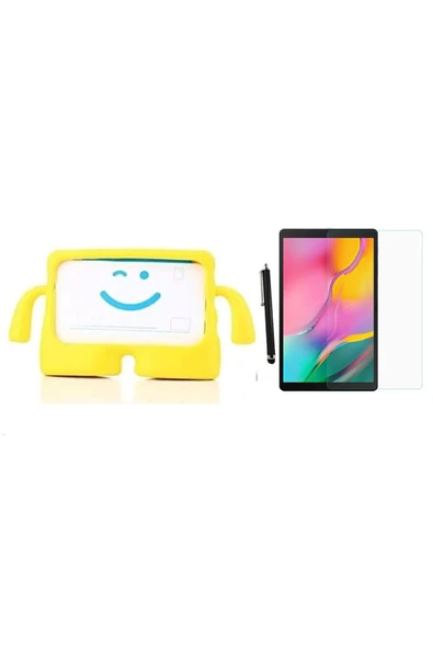 corcishop Samsung Galaxy Tab 3 7" T210 Kılıf Karakter Ibuy Silikon Kılıf + Ekran Koruyucu ürün görseli 1