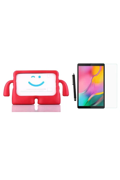 corcishop Samsung Galaxy Tab A7 Sm-t500 Kılıf Karakter Ibuy Silikon Kılıf + Ekran Koruyucu ürün görseli 1