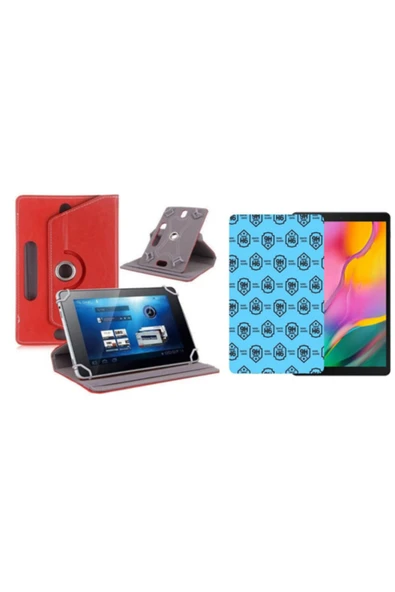corcishop Sony Xperia  UyumluTablet S Uyumlu Set Universal Tablet Kılıfı Ve Nano Ekran Koruyucu ürün görseli 1