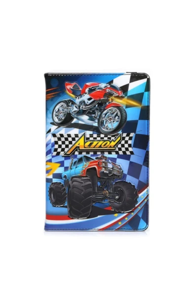 corcishop Lenovo M10 Tb-x605f X605l 10.1" Kılıf Standlı Kabartma Resimli Kılıf ürün görseli 1